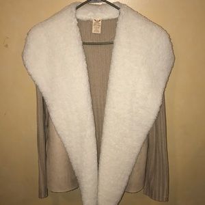 Faux Sherpa Sweater jacket